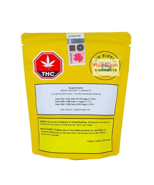 Unit 15 Purple Octane Craft Indica Flower 7G