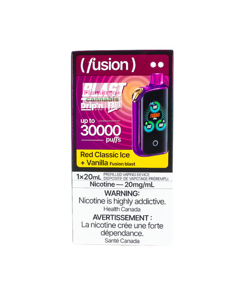 Drip'n Fasta Blast 30K Rechargeable Disposable Fusion MB Red Classic & Vanilla