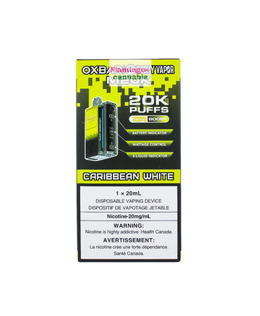 OXBAR OXBAR M20k Puff Rechargeable Disposable Vape 20mg MB Carribean White