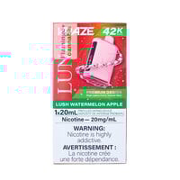 Kraze LUNA Luxury 42k Puff Rechargeable Disposable MB Lush Watermelon Apple