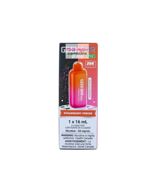 Geek Bar BRK Pre-Filled Pod 20k Puff MB Strawberry Freeze