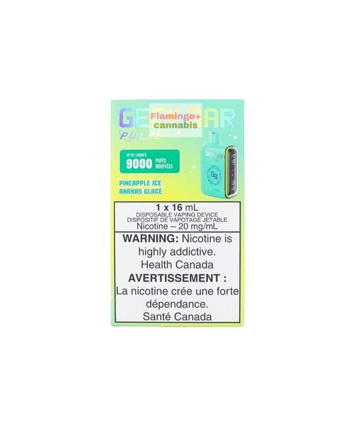 Geek Bar Pulse 9000 Puff Rechargeable Disposable 20mg Pineapple Ice MB