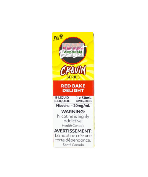 Flavour Beast Salts CRAVIN' Red Bake Delight 30mL 20mg MB