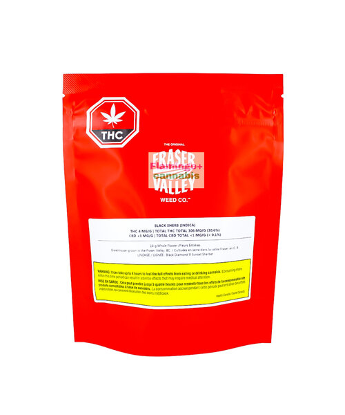 Fraser Valley Black Sherb Indica Flower 14G