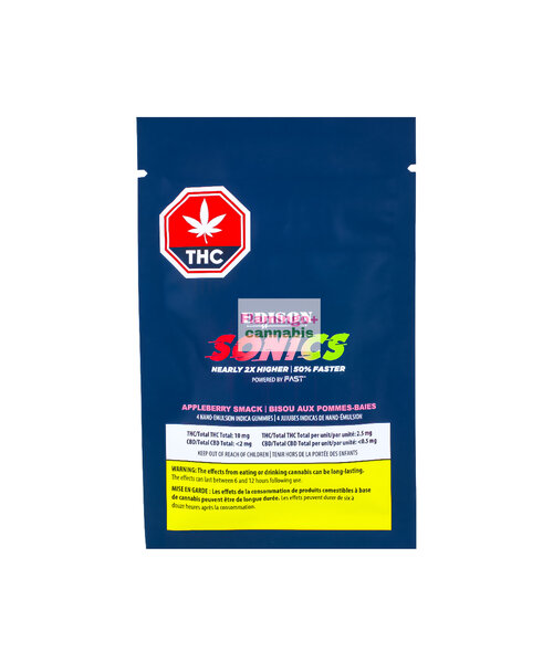Edison Sonics AppleBerry Smack Nano Gummies 4X2.5MG