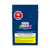 Edison Sonics Kiwi Berry Burst 1:1 Sativa Nano Gummies 2X5MG