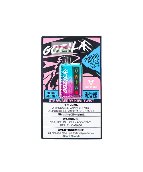 Keystone Gozilla Rechargeable Disposable 20k Puff MB Strawberry Kiwi Twist