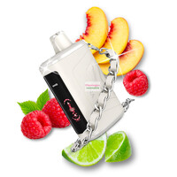 Kraze LUNA Luxury 42k Puff Rechargeable Disposable MB White Peach Razz Lime