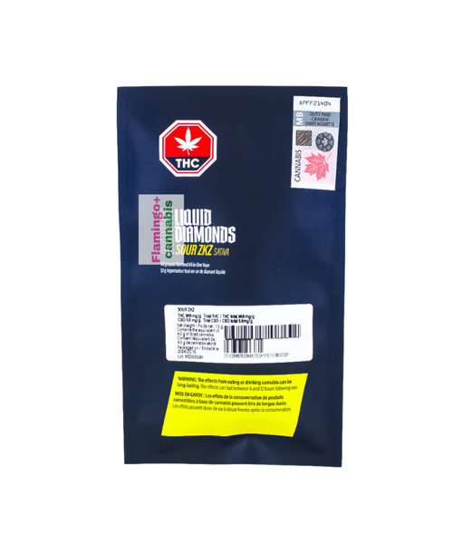 Debunk Sour Zkittlez Sativa Liquid Diamond Disposable 1G