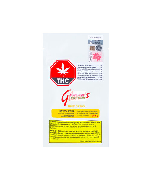 Glenns No. 6 Orange Cream Sativa Rosin Gummies 2X5MG