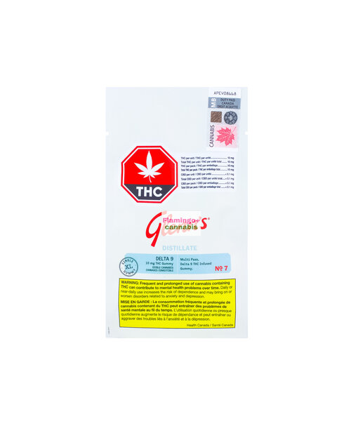 Glenns No. 7 Cotton Clouds Hybrid Gummy 1X10MG