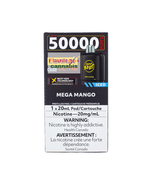Flavour Beast Level-X G2 Ultra 50k Puff Pre-Filled Pod MB Mega Mango