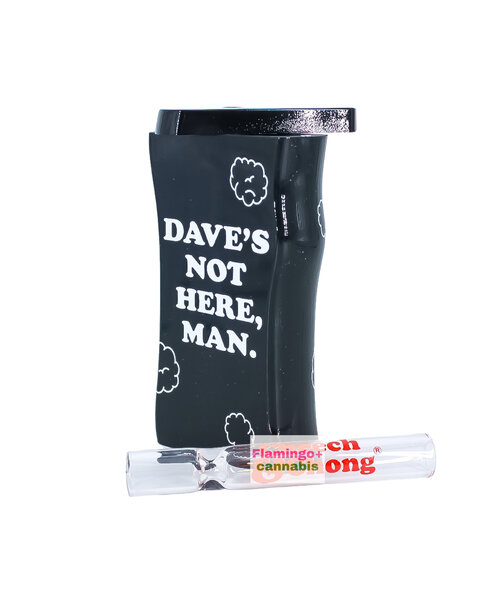 Cheech & Chong Glass 3.8" Dugout Dave's Not Here, Man