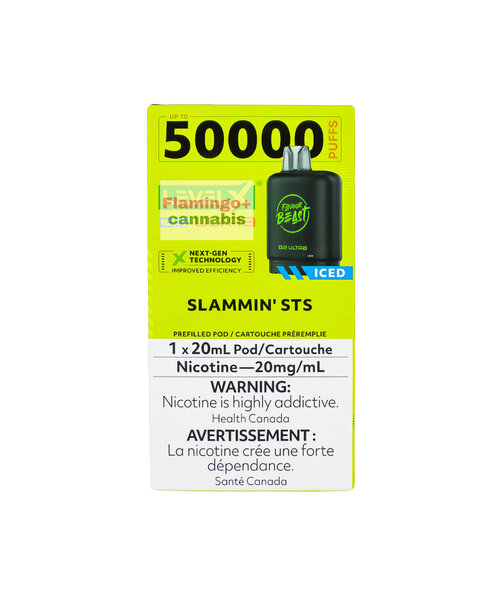 Flavour Beast Level-X G2 Ultra 50k Puff Pre-Filled Pod MB Slammin STS