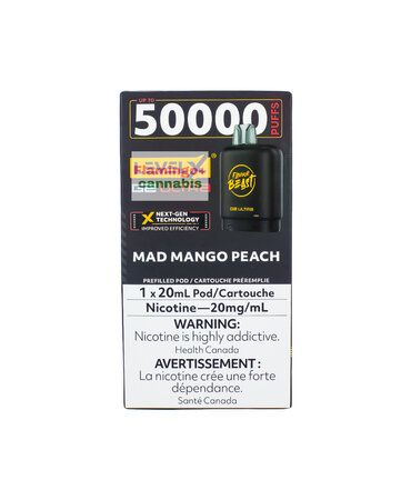 Flavour Beast Flavour Beast Level-X G2 Ultra 50k Puff Pre-Filled Pod MB Mad Mango Peach