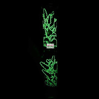 10" Glow In The Dark Straight Tube Bong Lavender