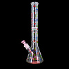 Castle Glassworks 18" Diamonds Beaker Bong