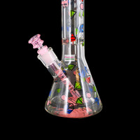 Castle Glassworks 18" Diamonds Beaker Bong