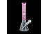 JJ Distribution O Cobra 14" Sandblasted Geometric Beaker Bong Pink
