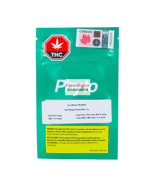 Phyto Extractions Ice Wreck Hybrid Shatter 1G