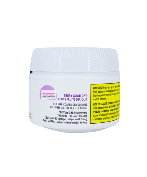 Monjour Berry Good Day Sugar Coated CBD Gummies X30