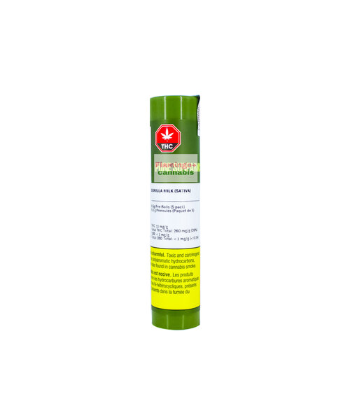 Pure Sun Farms Gorilla Milk Sativa Pre-Rolls 5X0.5G