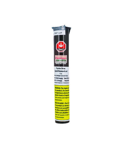 EndGame Hard Hitters Psycho Citrus Liquid Diamond Sativa Cartridge 1G