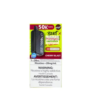 Flavour Beast Flavour Beast Beast Mode Max 2 50k Puff Disposable MB Cherry Blast Flavour Beast Flavour Beast Beast Mode Max 2 50k Puff Disposable MB Cherry Blast
