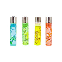 Clipper Refillable Lighter Liquid Light Design (Assorted)