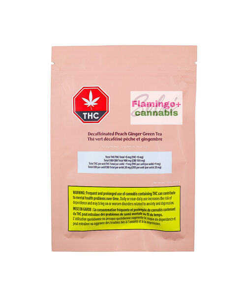 Solei Peach Ginger Decaffeinated CBD Tea