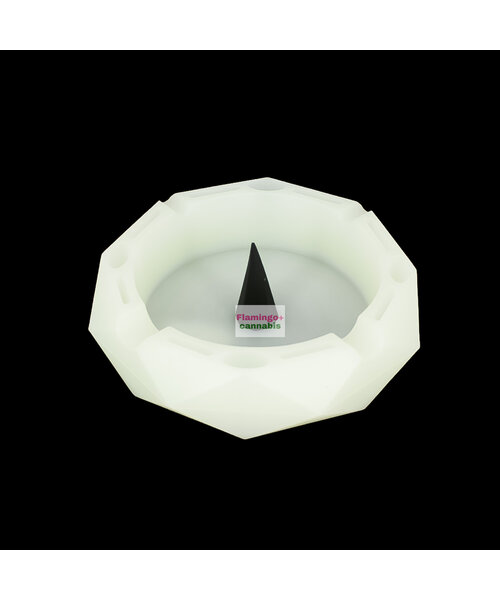 Lit Silicone 5" Round Ashtray w/Centre Poker