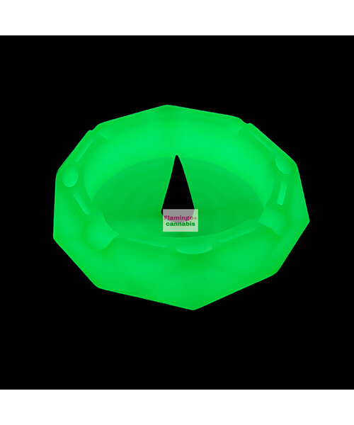 Lit Silicone 5" Round Ashtray w/Centre Poker