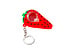 Lit Silicone Lit Silicone 2.75" Strawberry Hand Pipe w/Key Ring
