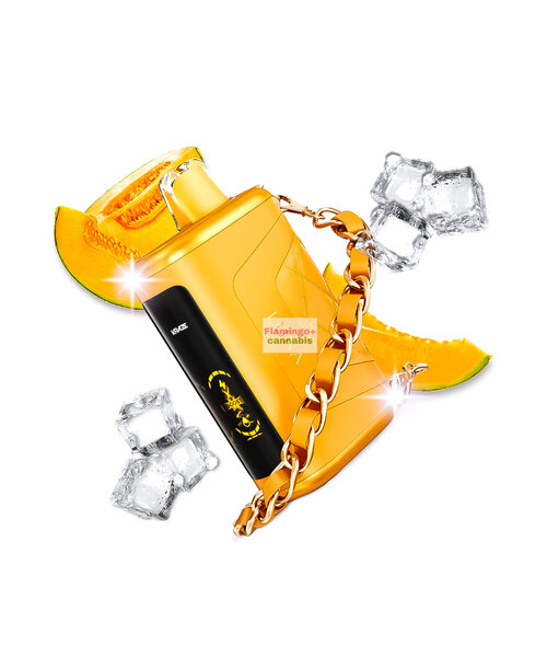 Kraze LUNA Luxury 42k Puff Rechargeable Disposable MB Golden Cantaloupe Ice