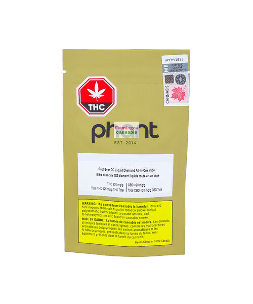 Phant Root Beer OG Hybrid Liquid Diamond AIO 1G