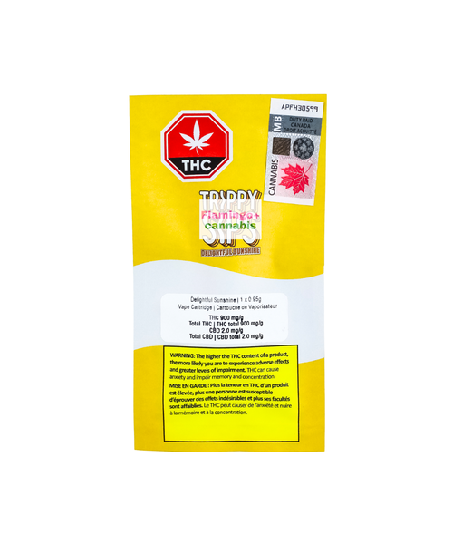 Trippy Sips Delight Sunshine Indica Cartridge 0.95G