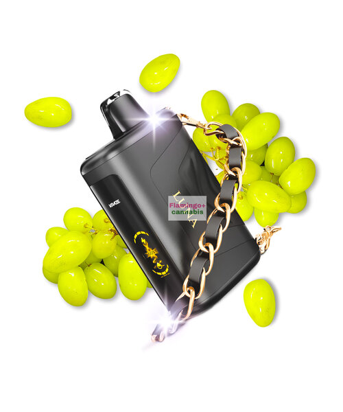 Kraze LUNA Luxury 42k Puff Rechargeable Disposable MB Emerald Green Grape