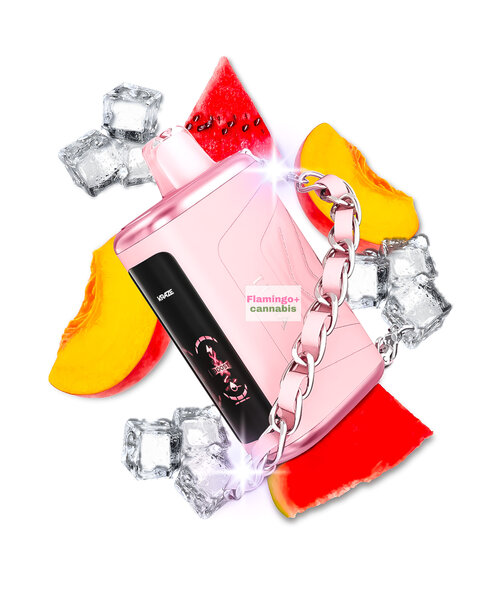 Kraze LUNA Luxury 42k Puff Rechargeable Disposable MB Ruby Peach Watermelon Ice