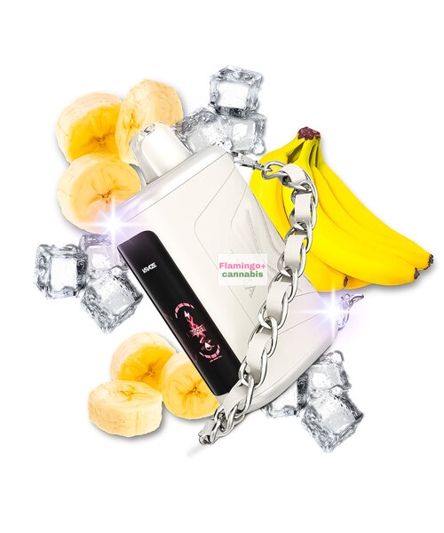 Kraze LUNA Luxury 42k Puff Rechargeable Disposable MB Topaz Banana Ice