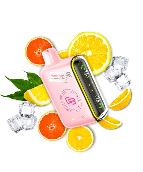 Geek Bar Pulse 9000 Puff Rechargeable Disposable 20mg Pink Lemon Ice MB