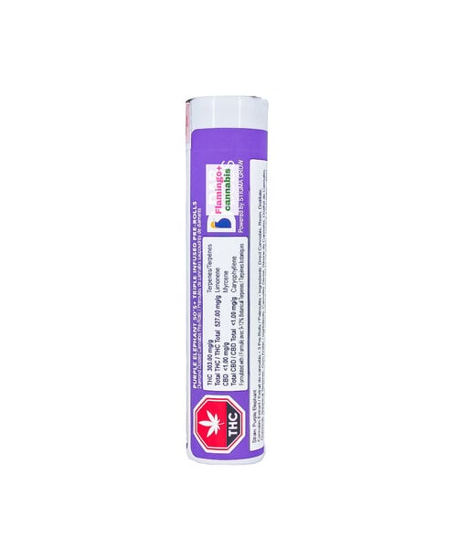 Dab Bods Purple Elephant 50s Infused Pre-Rolls 3X0.5G