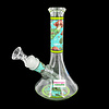 Pulsar Pulsar Design Series 6.75" Beaker Bong  Floating Mushrooms