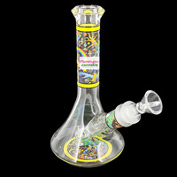Pulsar Design Series 6.75" Beaker Bong  The World Was Mad