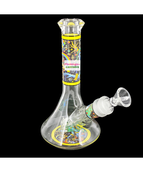 Pulsar Design Series 6.75" Beaker Bong  The World Was Mad