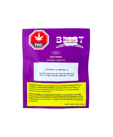 blast Blast Death Bubba Indica Cartridge 1G blast Blast Death Bubba Indica Cartridge 1G