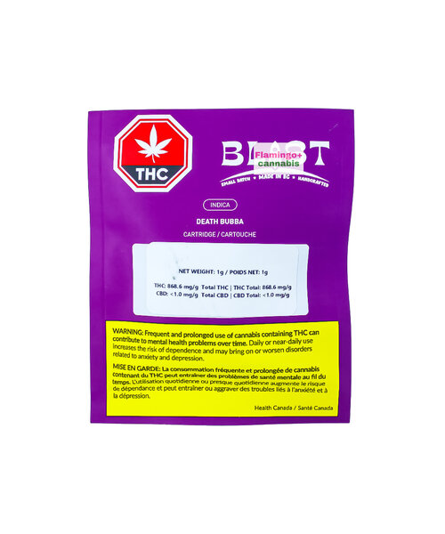 Blast Death Bubba Indica Cartridge 1G