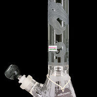 Milky Way Glass 15" Dragon's Lair Beaker Bong Smoke