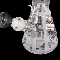 Milky Way Glass 15" Dragon's Lair Beaker Bong Smoke