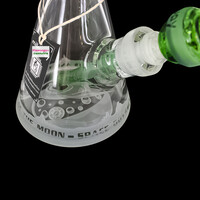 Milky Way Glass 16" Alien Artifacts Beaker Bong Green