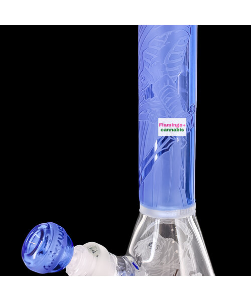 Milky Way Glass 16" Retribution Beaker Bong Blue